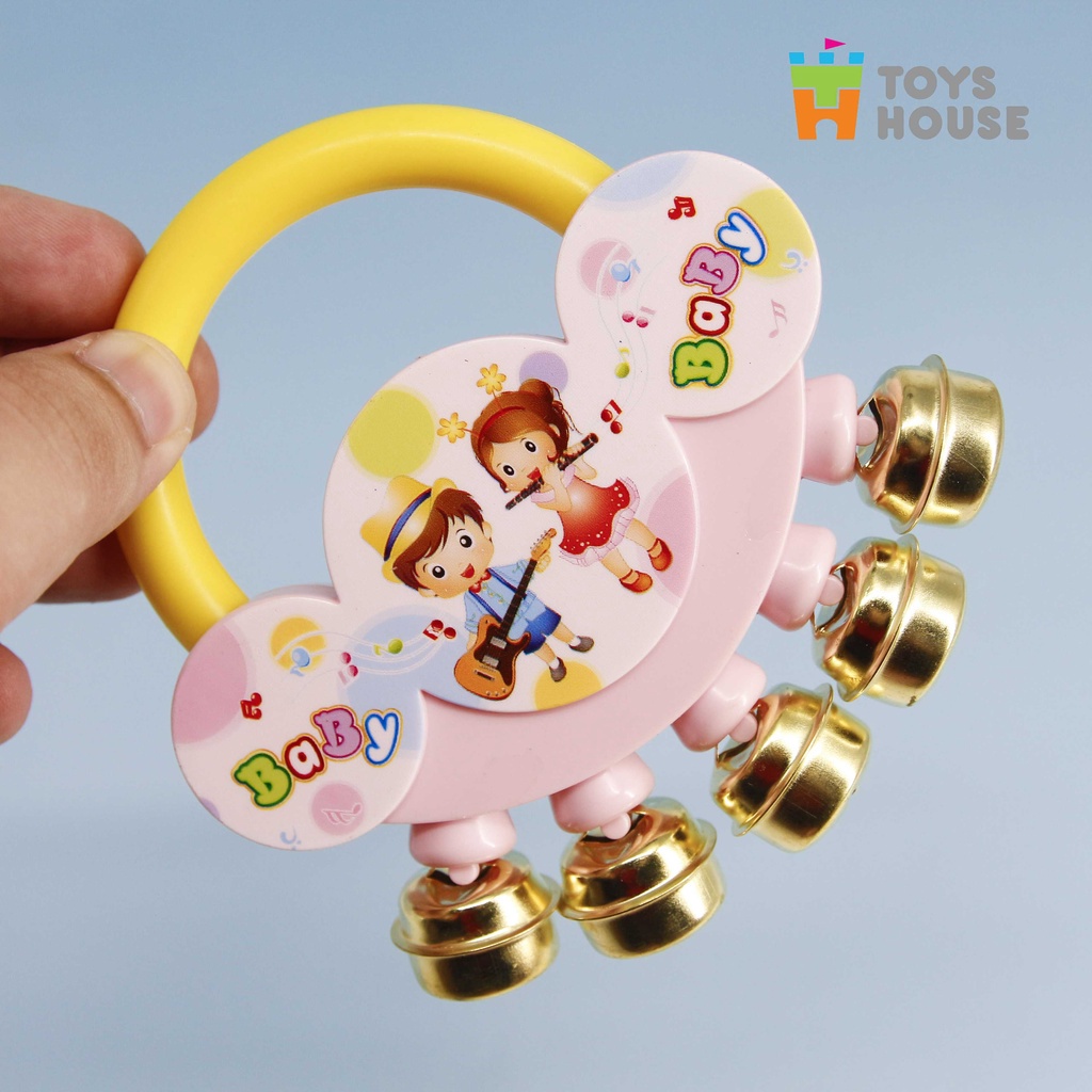 Mô tả Đồ chơi xúc xắc, lục lạc, kèn, trống cho bé từ sơ sinh Toyshouse TH1220-733A giúp bé phát triển thính giác - 5