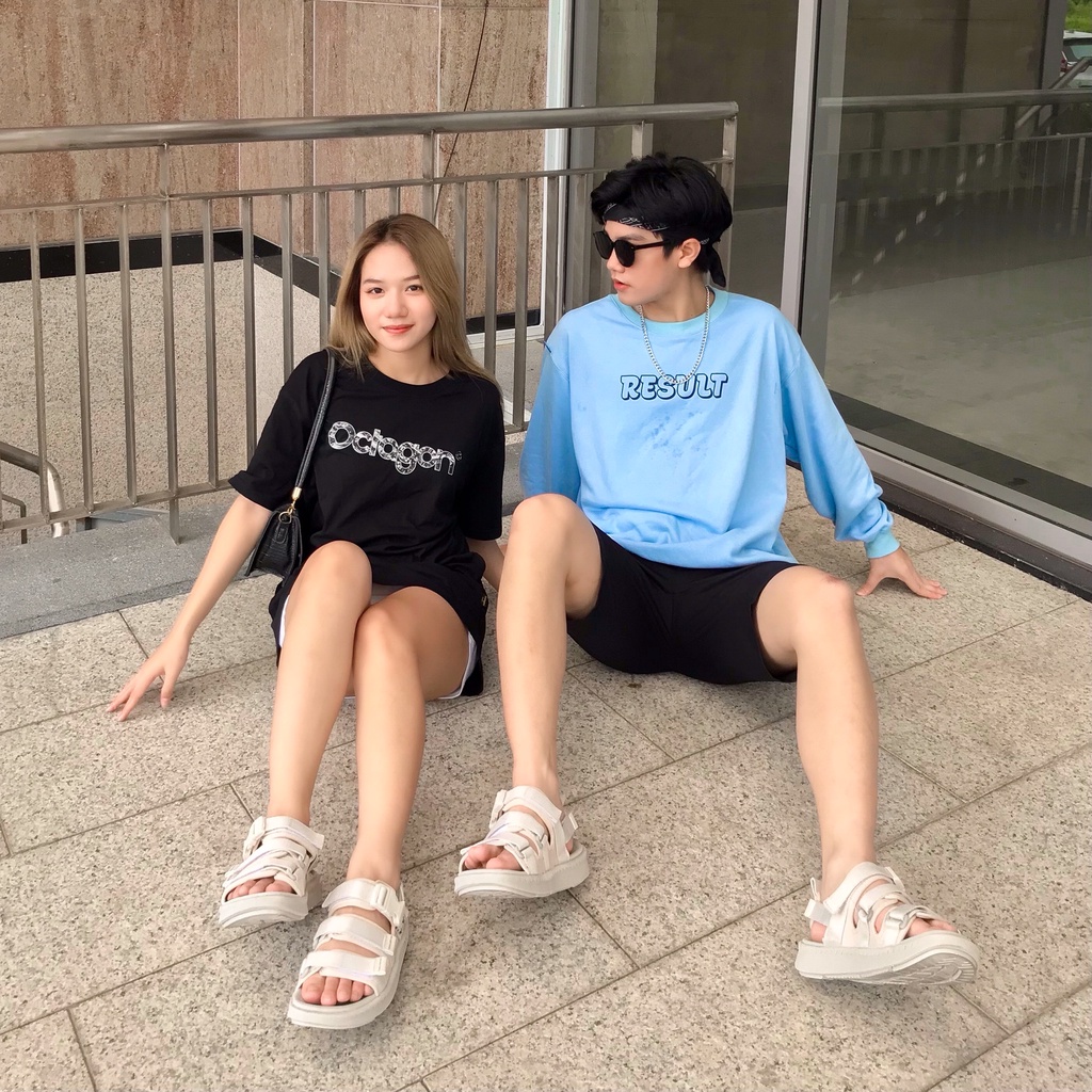 Mô tả Dép Sandal Nam Nữ Genki Màu Kem Quai Chéo Thể Thao Chính Hãng Cao Cấp Streetstyle YK279 - 2