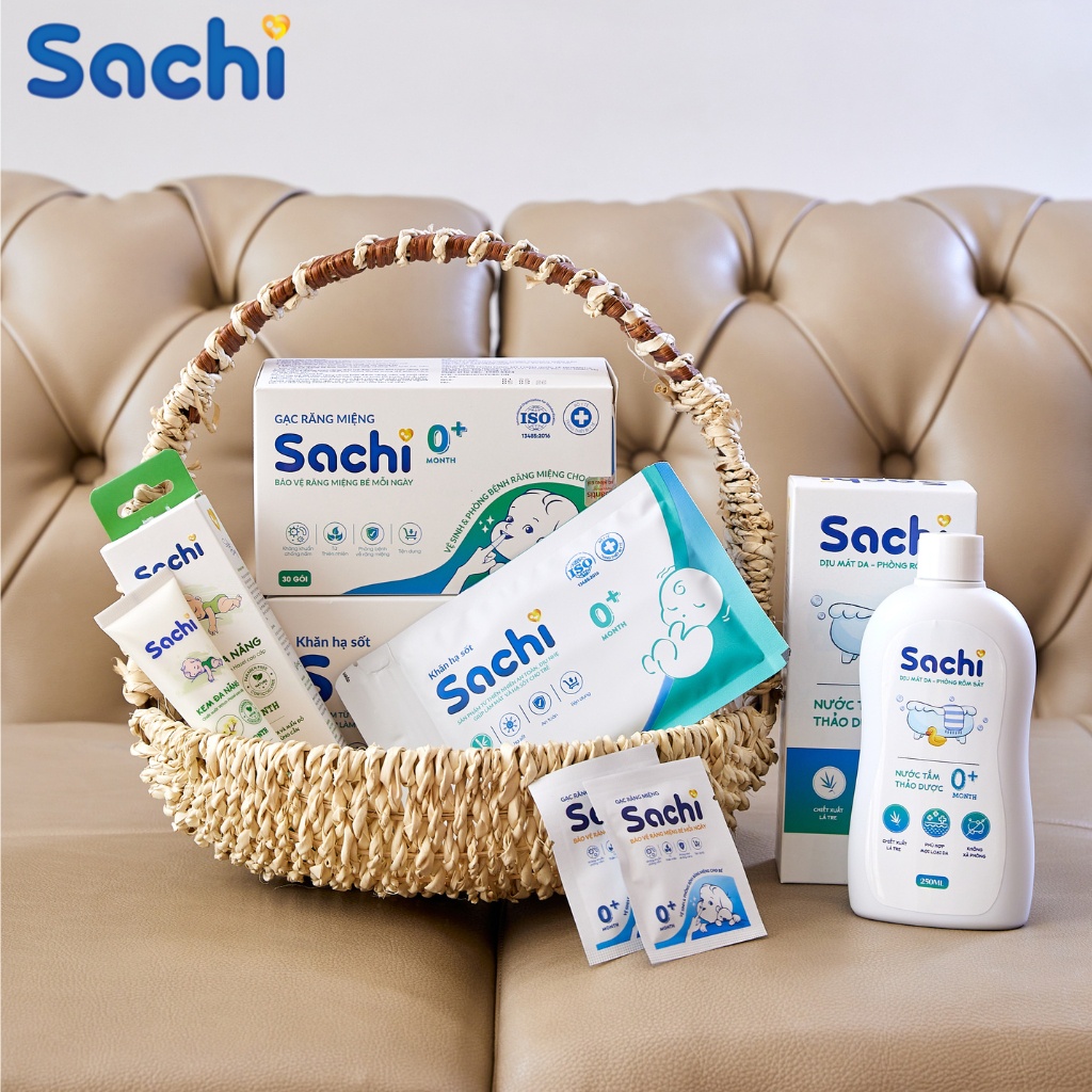 Mô tả Combo 2 Hộp Gạc Răng Miệng Cho Bé Mọc Răng SACHI Hộp 30 Gói An Toàn Tiện Lợi, Vệ Sinh Hàng Ngày Ngăn Ngừa Sâu Răng - 6
