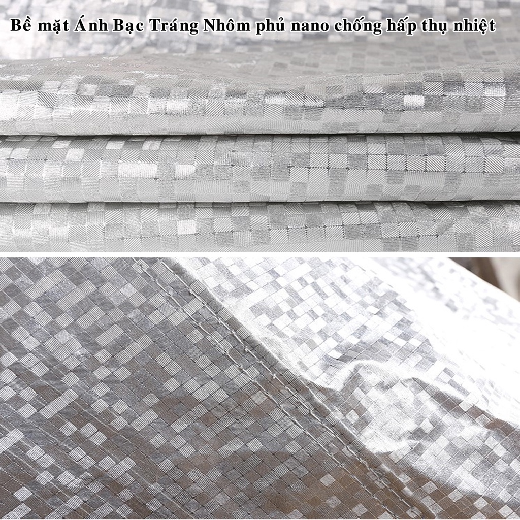 Mô tả Bạt Phủ Xe Máy – Bạt Trùm Xe Máy Loại Dày Xịn Có Phản Quang Cảnh Báo Size To Vừa Được Xe SH Phân Khối Lớn Hãng Amalife - 6