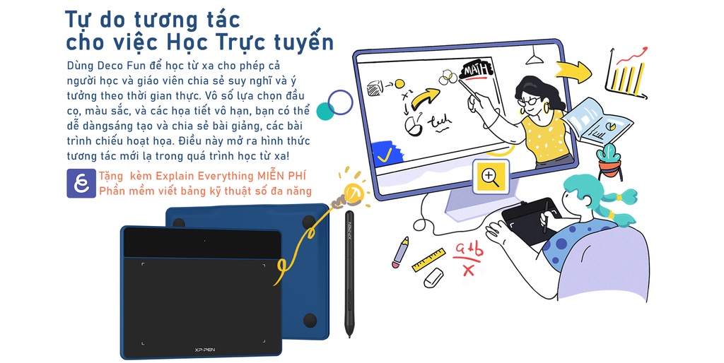 XP-PEN Deco Fun L hiệu quả công việc