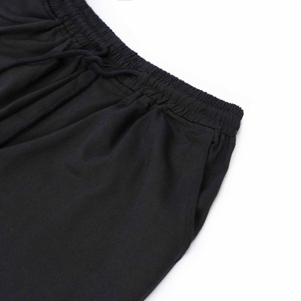 Mô tả Quần Baggy Kaki Unisex Basic nam nữ cạp chun ống rộng phong cách Hàn Quốc ELNIDO - 2
