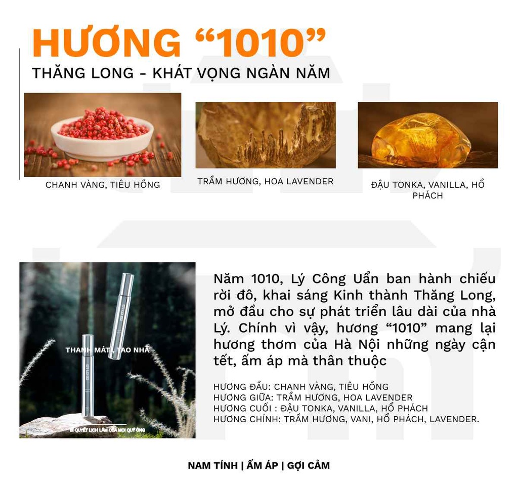 Mô tả Nước hoa nam Nerman - hương thơm nhẹ nhàng, tinh tế hút nữ giới, hợp đi hẹn hò, đi chơi 10ml - 11