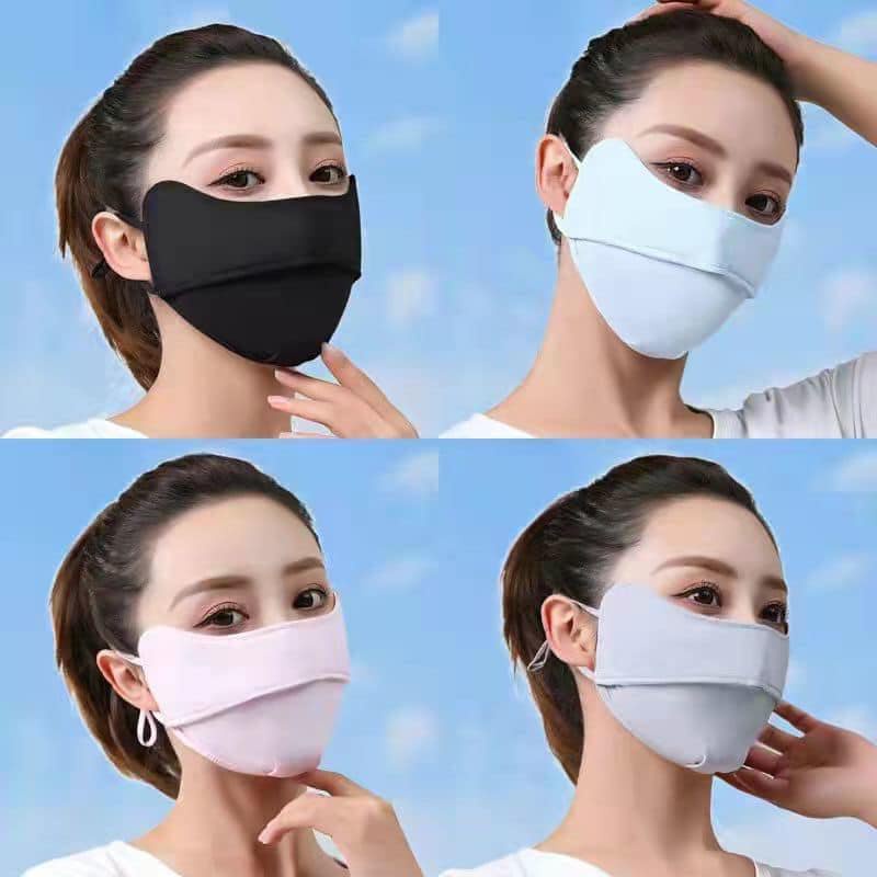 Mô tả Khẩu Trang -Taky, Mặt Nạ Che Gò Má, Vải Thun Lạnh, Chống Bụi, Chống Nắng, Chống Tia Cực Tím UV Có Nút Chỉnh Dây. 7788 - 3