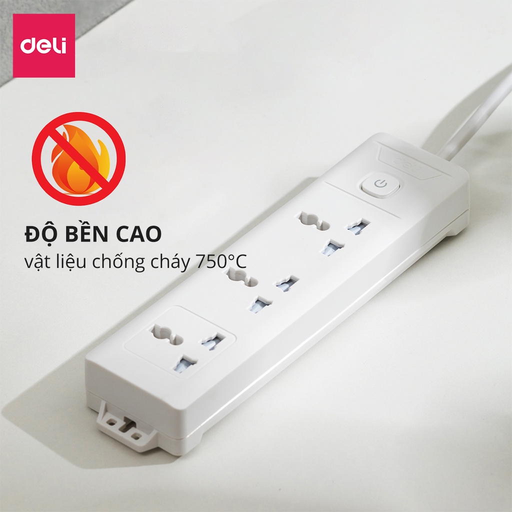 Chi tiết ổ điện DELI