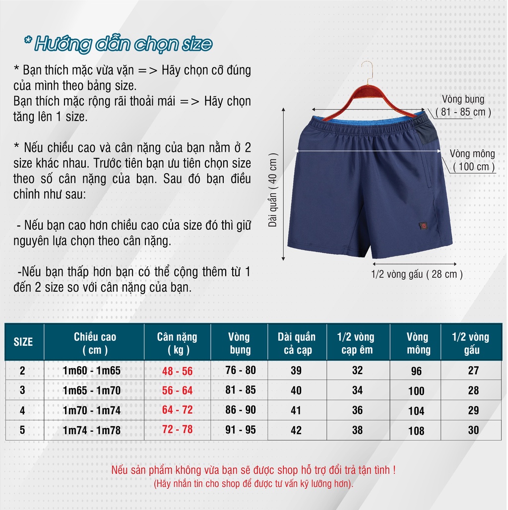 Mô tả Quần đùi nam chạy bộ Fasvin R21451.HN vải Dù Gió co giãn nhẹ mát - 4