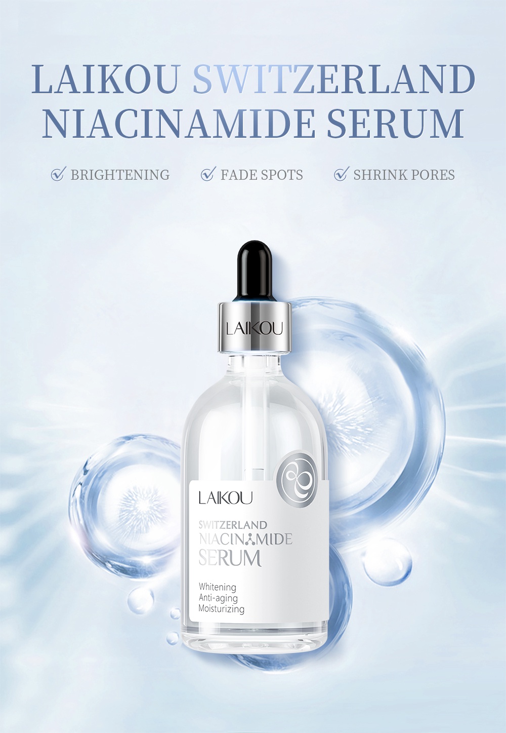 Mô tả Serum Niacinamide LAIKOU Dưỡng Ẩm Mượt Da 100ml - 1