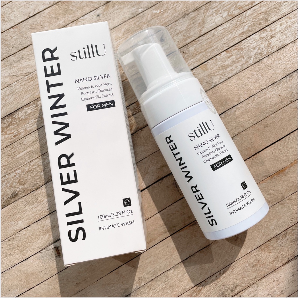 Mô tả Dung Dịch Vệ Sinh Nam Giới Tạo Bọt stillU Silver Winter 100ml Mùi Nước Hoa Mát Mẻ Khử Mùi Sạch Khuẩn - 1