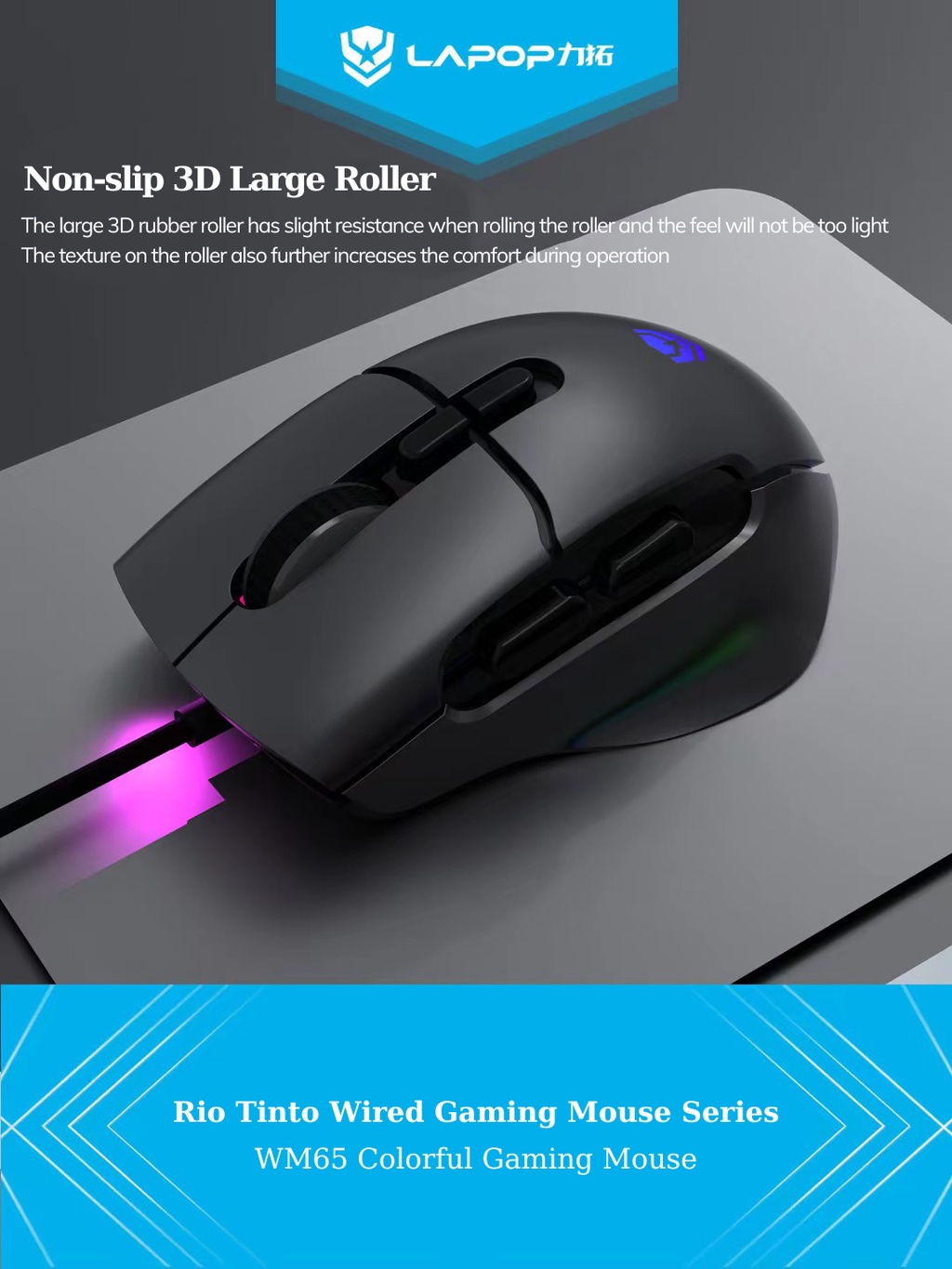 Chuột Gaming Có Dây FULL LED LAPOP WM65 - Hàng Chính Hãng | Shopee Việt Nam