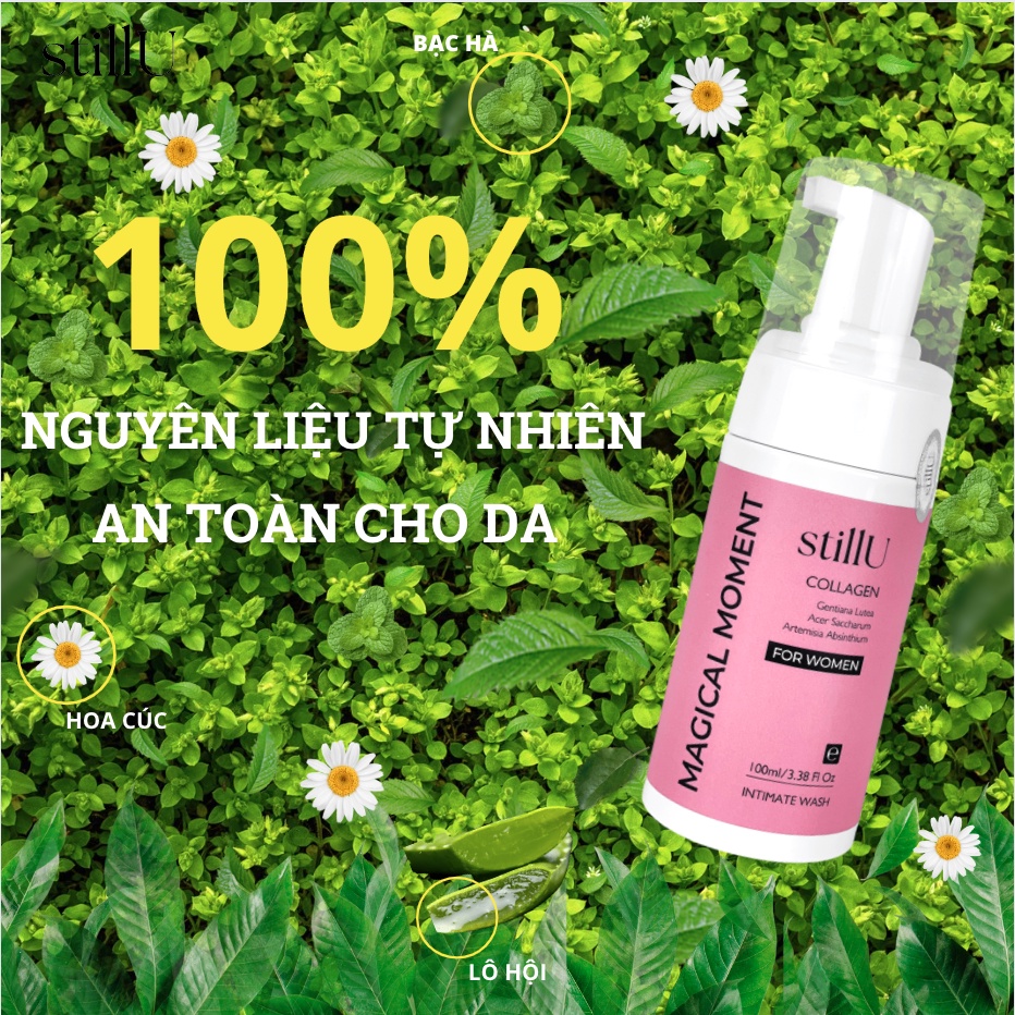 Mô tả Dung Dịch Vệ Sinh Tạo Bọt Nam Nữ stillU 100ml Hương Nước Hoa Khử Mùi Cân Bằng Độ pH Ngừa Viêm Ngứa - 3