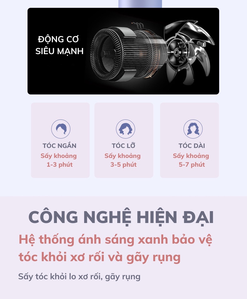 Máy sấy tóc tạo kiểu JIASHI DELADEP
