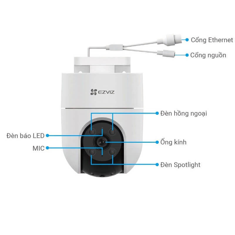 Trọn bộ Camera EZVIZ H8C 4MP 2K+