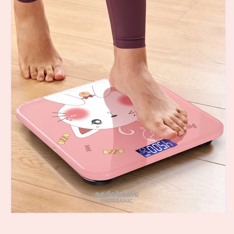 Mô tả Padabanic Cân Điện Tử Cân Sức Khỏe Kích Thước Lớn Chạy Pin Bền Bỉ Tiện Lợi - 5