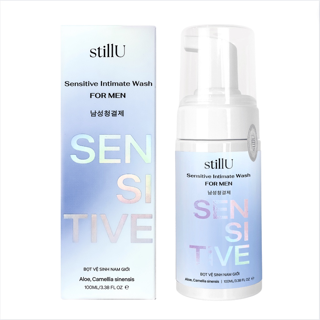 Mô tả Dung Dịch Vệ Sinh Nam Giới Tạo Bọt stillU Sensitive Men 100ml Dịu Nhẹ Khử Mùi Ngừa Viêm Ngứa - 1