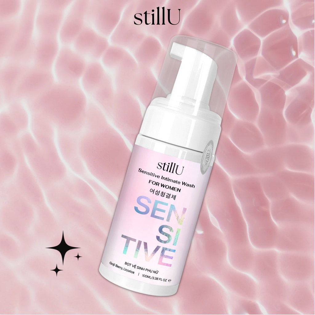 Mô tả Dung Dịch Vệ Sinh Phụ Nữ Tạo Bọt stillU Sensitive Women 100ml Dịu Nhẹ Dưỡng Ẩm Ngừa Viêm Ngứa - 1