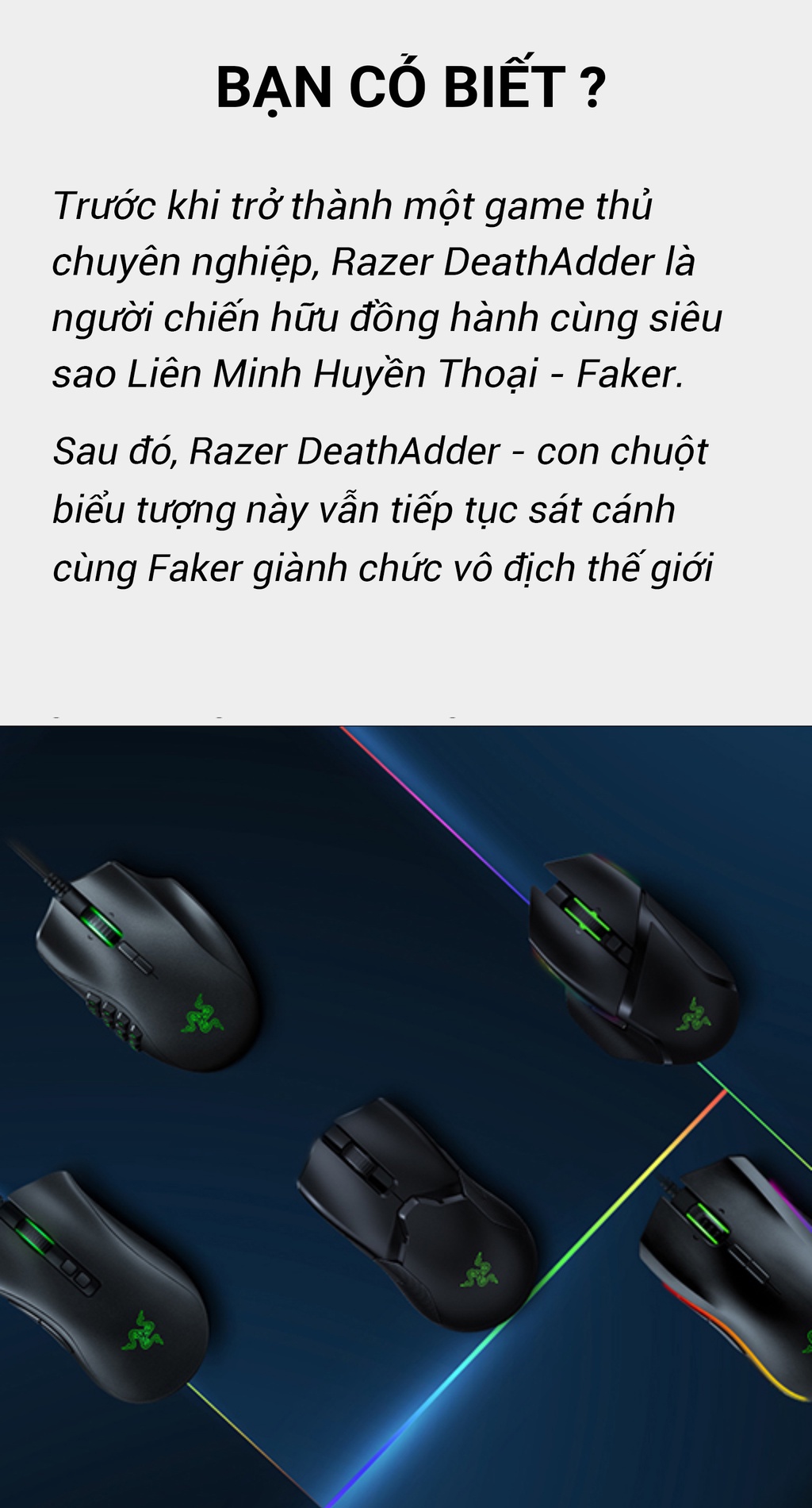 Chuột Gaming Razer DeathAdder Essential | Quang Học 6,400 DPI | 5 Nút ...