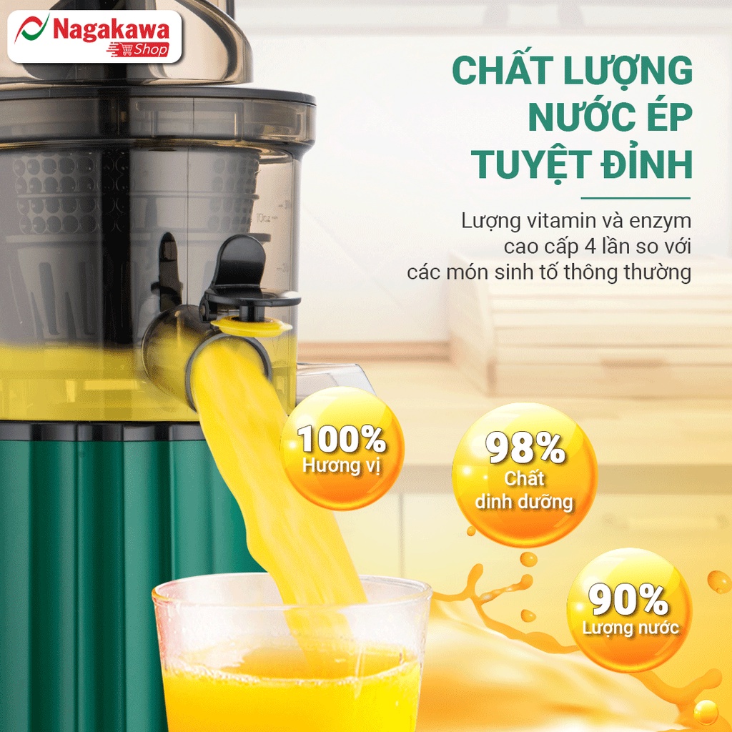 Tính năng an toàn máy ép chậm Nagakawa NAG0817