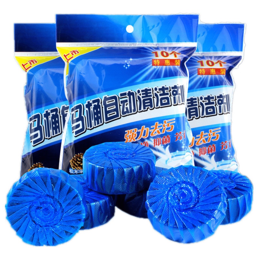 Mô tả Combo 5 bịch 50 viên Tẩy Bồn Cầu Huy Tưởng Khử Mùi, Ngăn Khuẩn, Sạch Sáng khối lương 300gg - 2