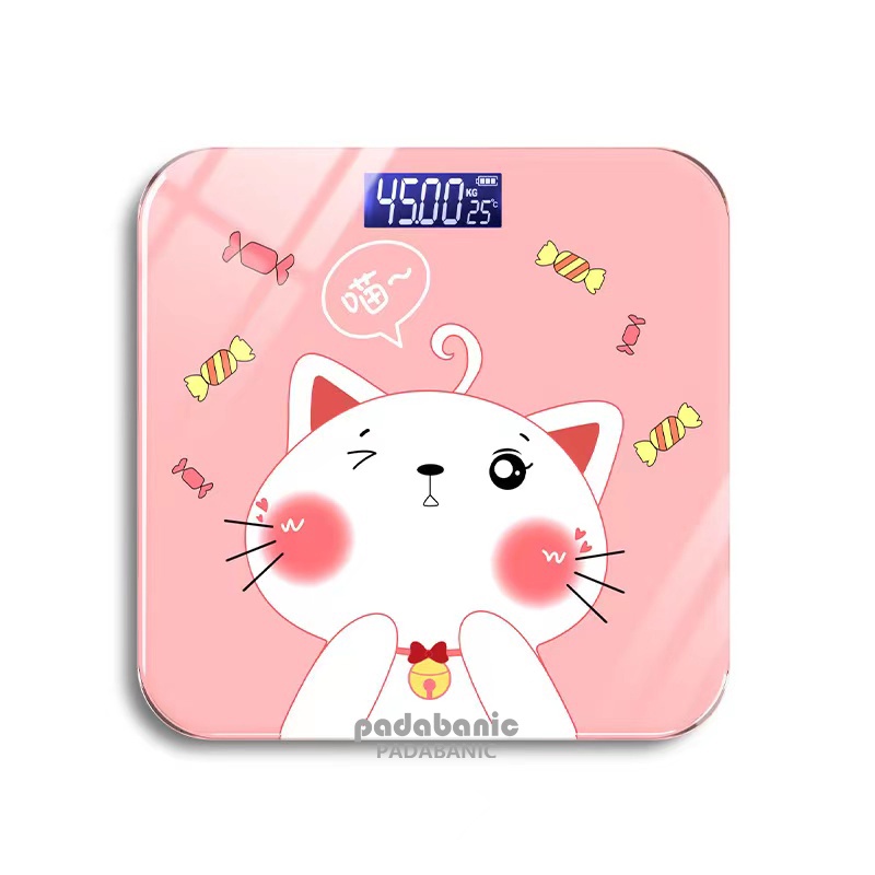 Mô tả Padabanic Cân Điện Tử Cân Sức Khỏe Kích Thước Lớn Chạy Pin Bền Bỉ Tiện Lợi - 1