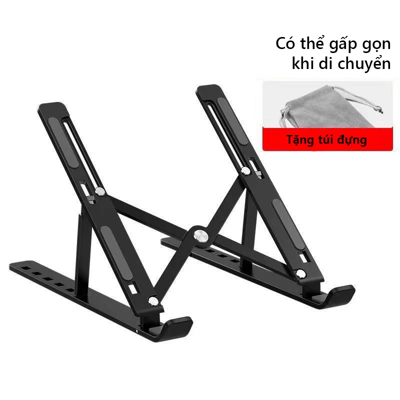Mô tả Giá đỡ Laptop, macbook, ipad Rhino KL101, kệ tản nhiệt nhôm cao cấp, gấp gọn, tặng kèm túi đựng - 4