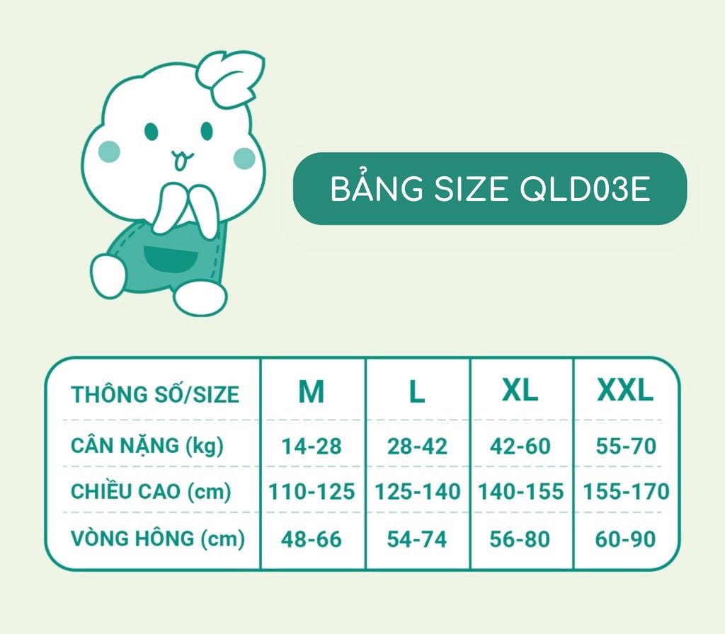 Mô tả Quần lót đùi cho bé Purecotton cảm nhiệt thông minh chất tơ tằm cao cấp Silky Shorties PC103 - 1