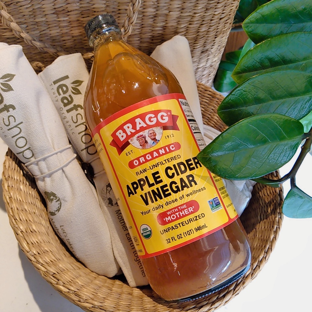 Mô tả Giấm táo hữu cơ Bragg - Hàng mỹ - Chai lớn 946ml - 2