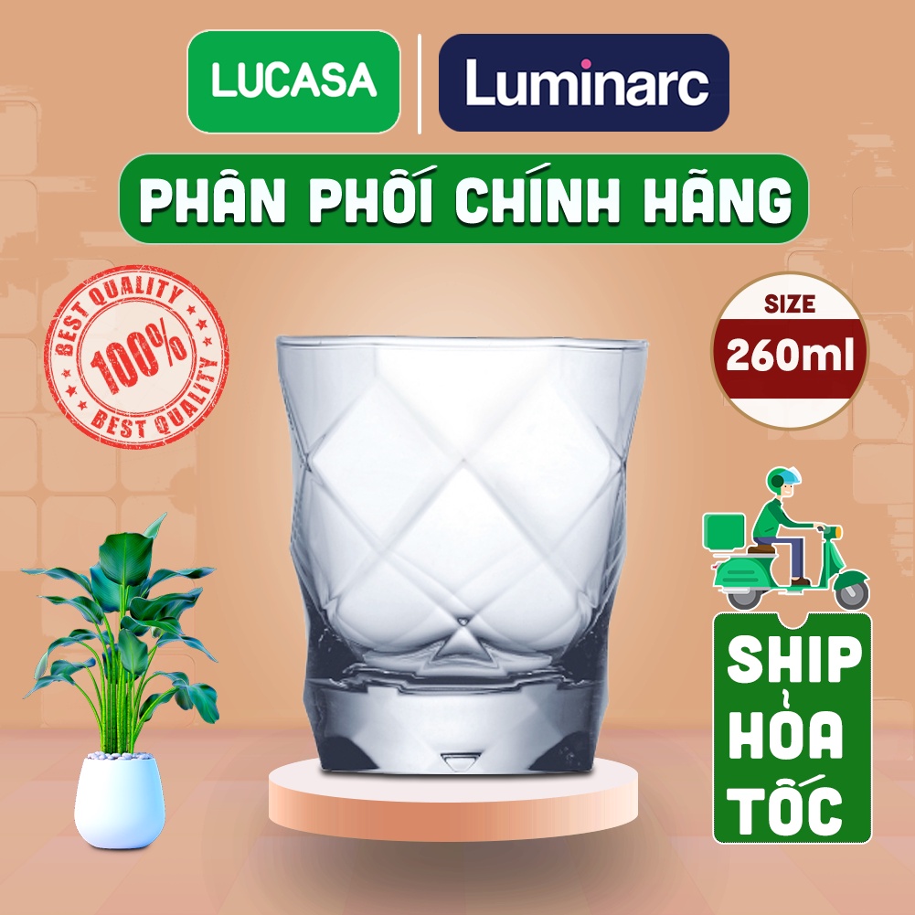 Ly Thủy Tinh Luminarc Louvre 260ml Góc nhìn