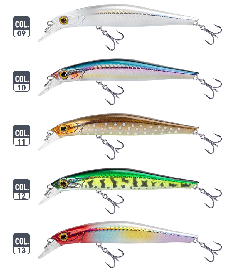 Mô tả Kingdom Hot Jerkbaits Mồi Câu Cá 60mm 6g 80mm 9g 95mm 14g 105mm 18.6g Chìm Minnow Dụ Mồi Cứng Mồi Câu Cá Mồi Wobblers - 11