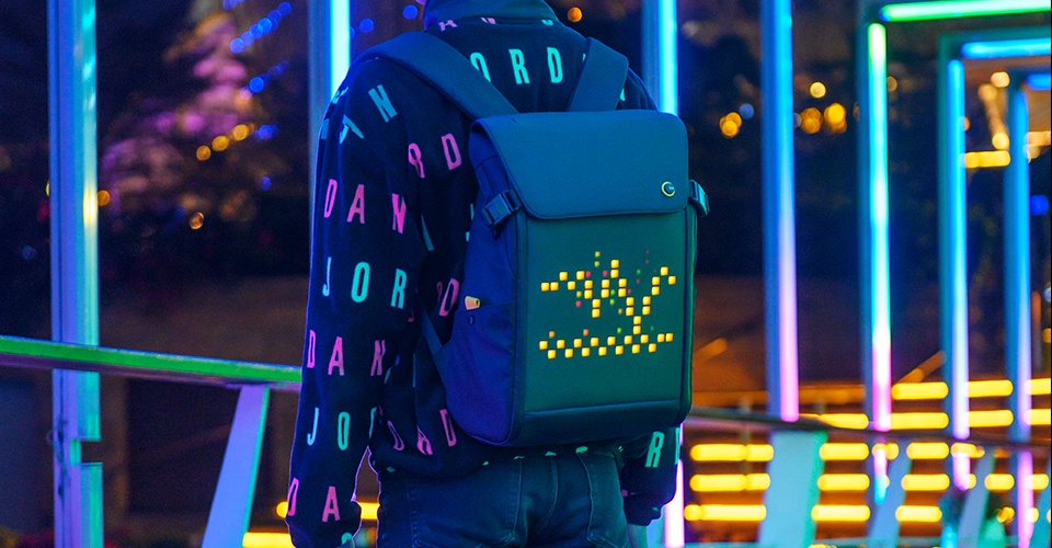 Mô tả Balo DIVOOM Backpack-M/S, túi đeo chéo Slingbag-V màn hình LED - BH 12 tháng - 7