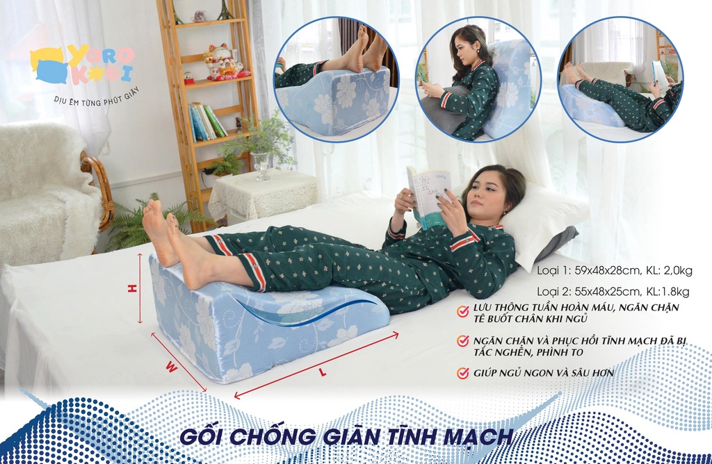 Lợi ích của gối kê chân YOROKOBI