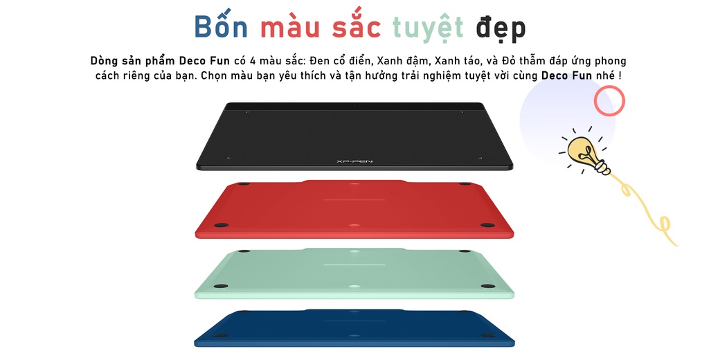 Màu sắc XP-PEN Deco Fun