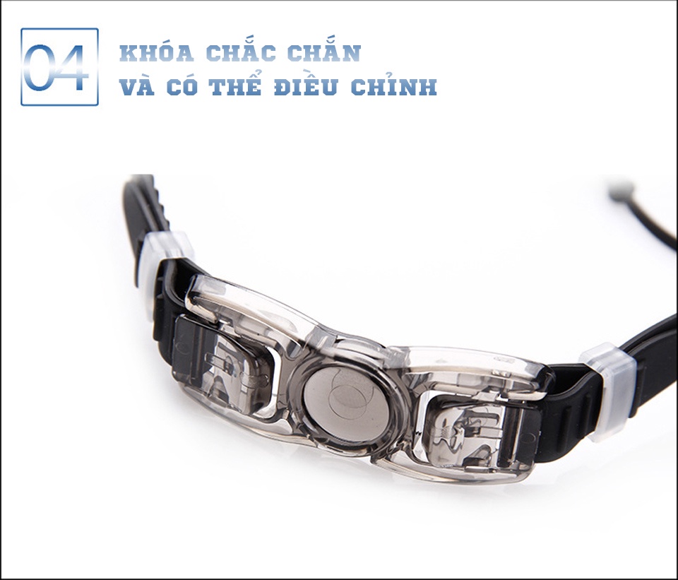Mô tả Kính Bơi Kèm Bịt Tai Kính Bơi Tráng Gương Chống Sương Chống UV Đệm Mũi Dẻo Dai Dây Đeo Êm Ái Cleacco MC770 Boro Sport - 5