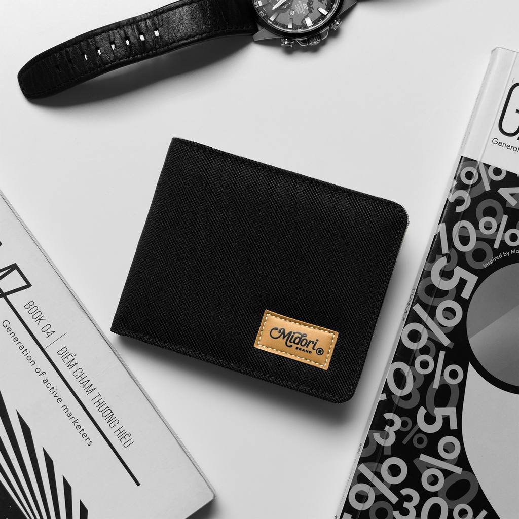 Mô tả Ví Vải Đứng MISTER WALLET Canvas Nam Nữ Siêu Bền Đẹp Trượt Nước Unisex | Local Brand M STUDIO - 3