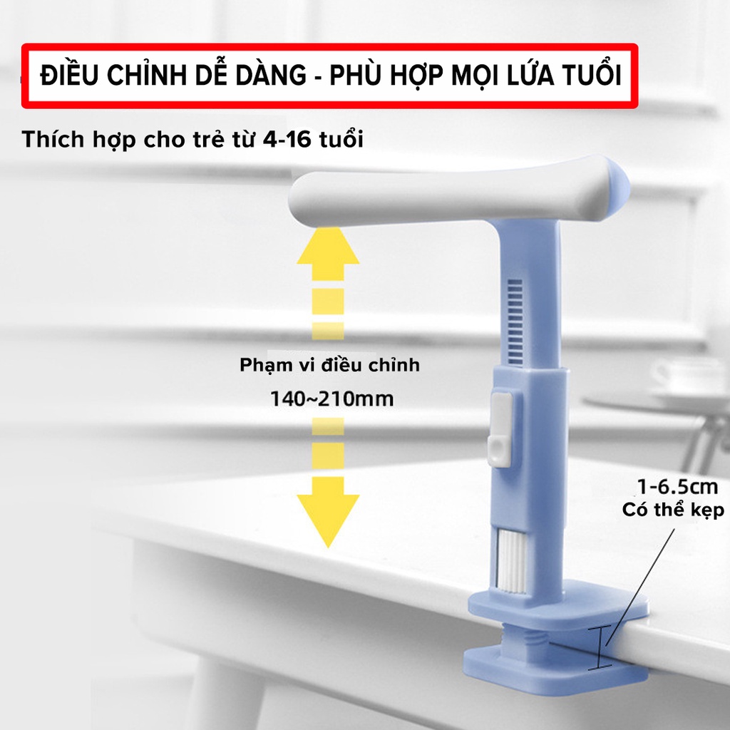 Mô tả Giá Đỡ Cằm Chống Cận Thị, Dụng Cụ Giúp Ngồi Thẳng Lưng Chống Gù Cao Cấp ECO Chính Hãng Amalife - 7