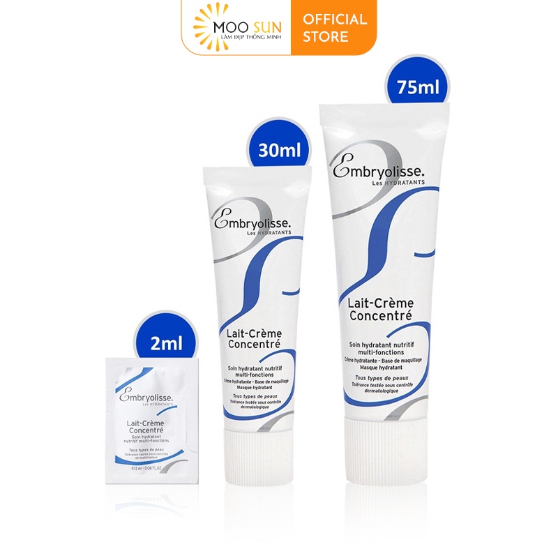 Mô tả Kem Dưỡng Ẩm, Sáng Bóng, Siêu Phục Hồi Da Embryolisse Lait Creme Concentre Pháp (2ml/30ml/75ml) - 1