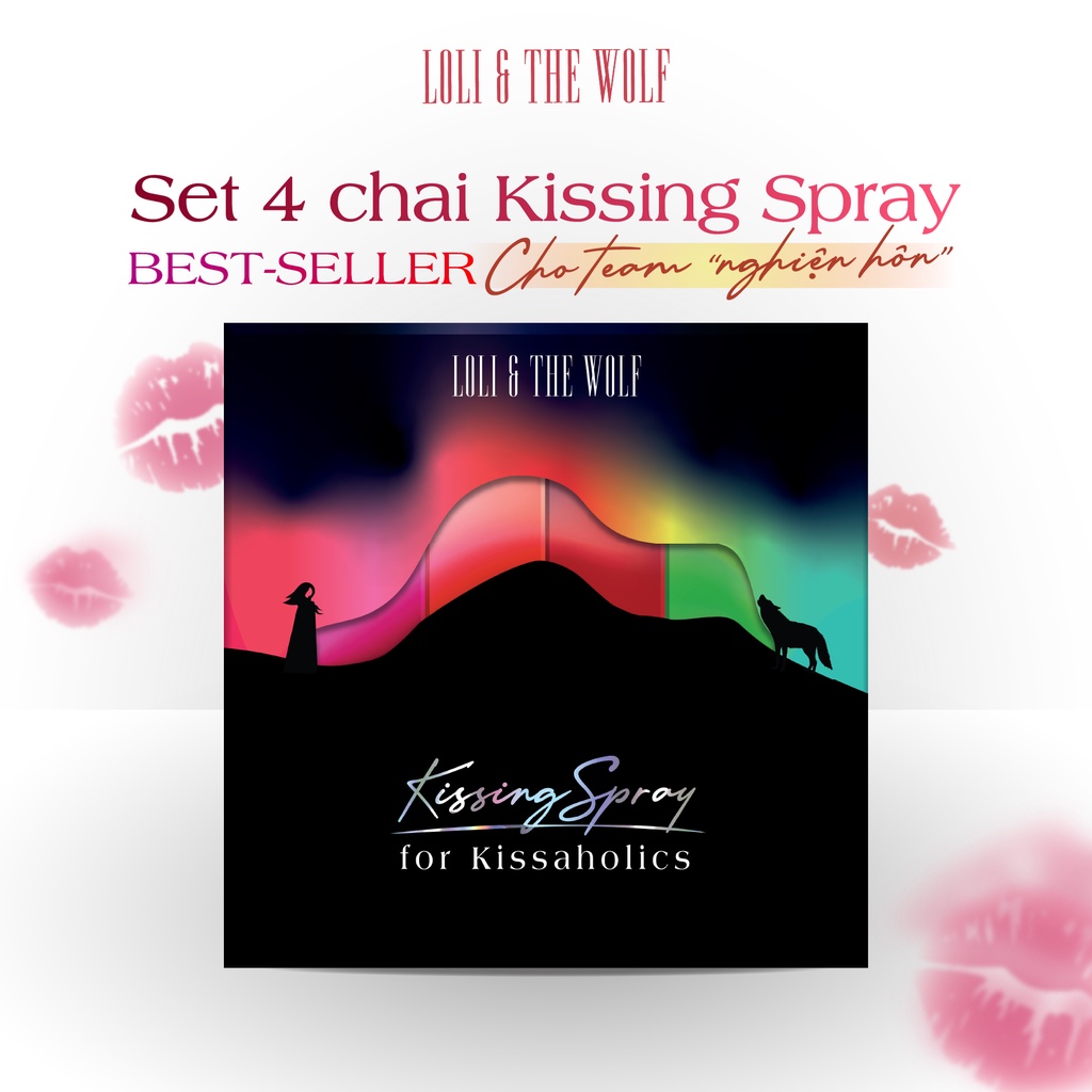 Mô tả Xịt Thơm Miệng Kissing Spray Loli & The Wolf On Vị Kẹo Ngọt The Mát Hương Bạc Hà 20ml - 10
