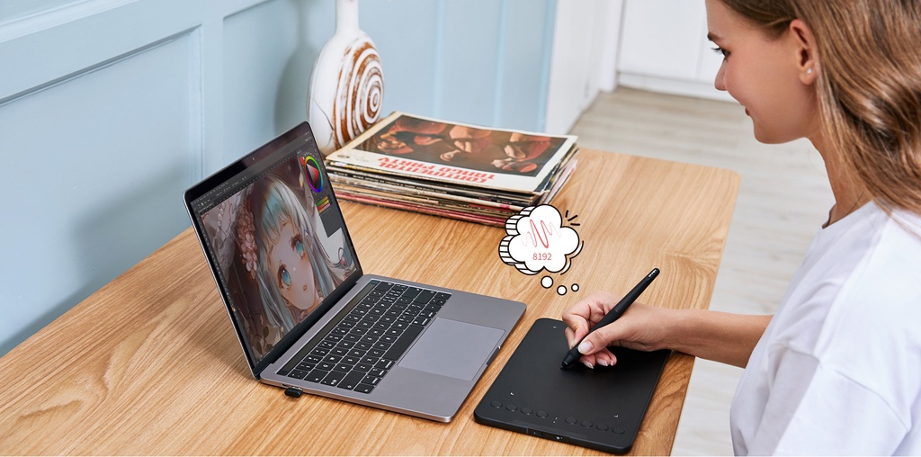 Mô tả Bảng Vẽ Điện Tử XP-Pen Deco Mini7W Android Wireless Hỗ Trợ Cảm Ứng Nghiêng - 7