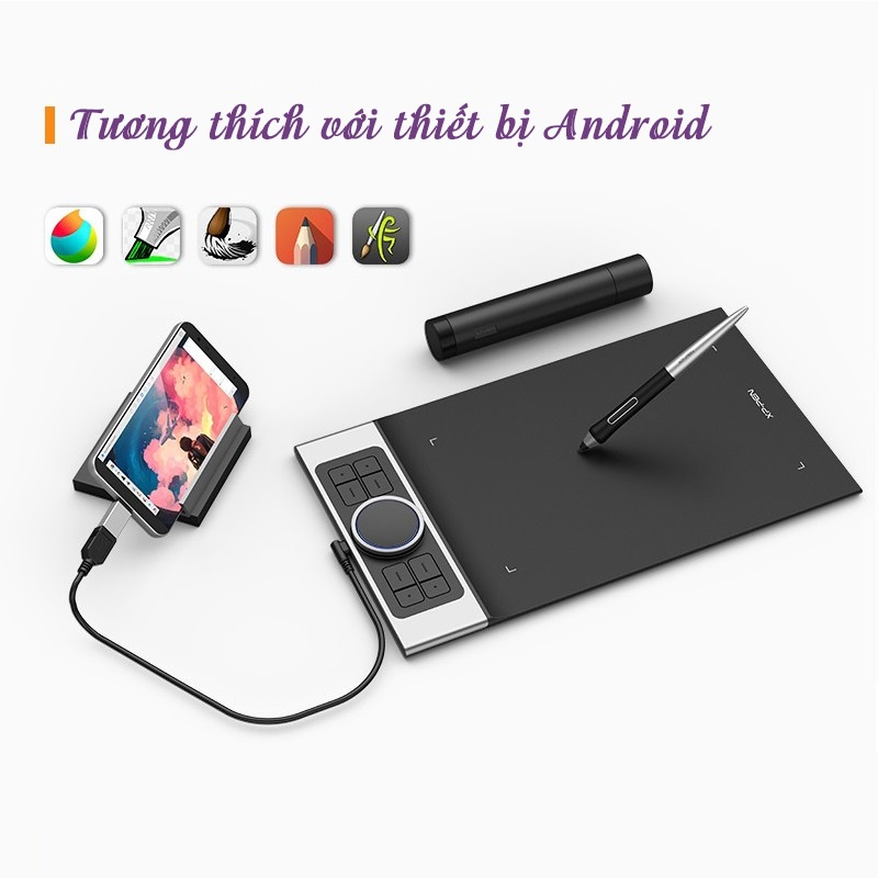 Mô tả Bảng Vẽ Điện Tử XP-Pen Deco Pro Medium 11x6inch 8192 Lực Nhấn, 2 Dial, Tương Thích Thiết Bị Di Động Android - 4