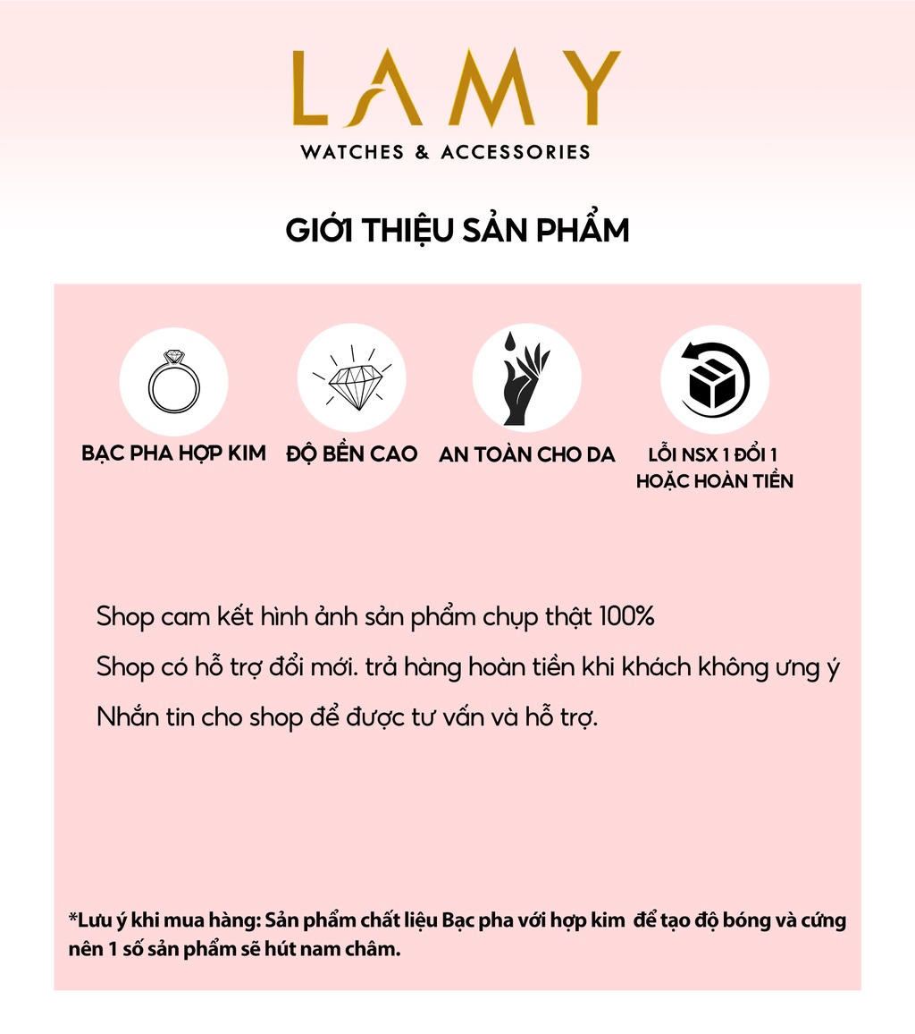 Mô tả Dây chuyền nữ LAMY Butterfly Diamond Necklace Rose Gold 6039 - 1