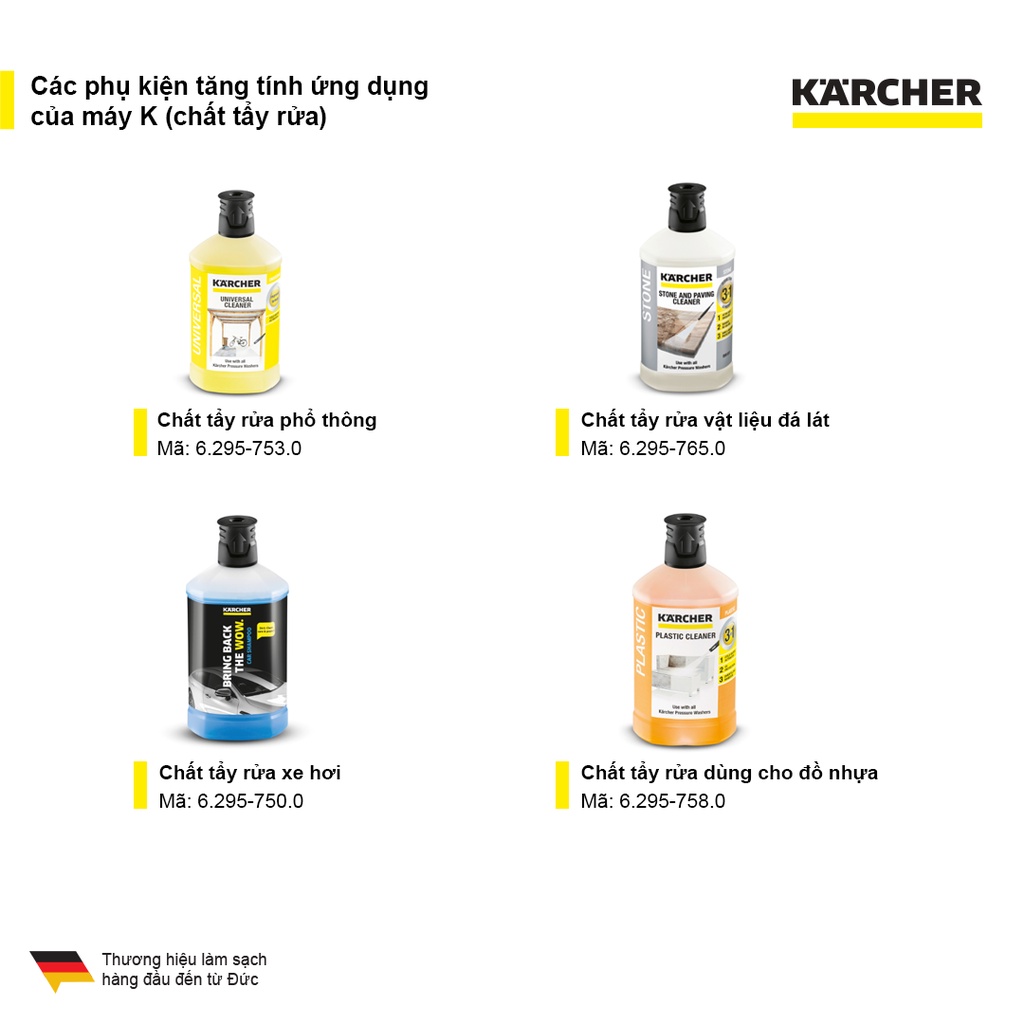 Mô tả Máy Rửa Xe KARCHER Cầm Tay K2 Classic Động Cơ Chổi Than Áp Lực Cao Giúp Làm Sạch Ô Tô Xe Máy - 6