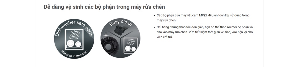 Mô tả Máy ép vắt cam Braun CJ3050, Công suất mạnh mẽ 60w, lấy nước ép tối đa. - 3