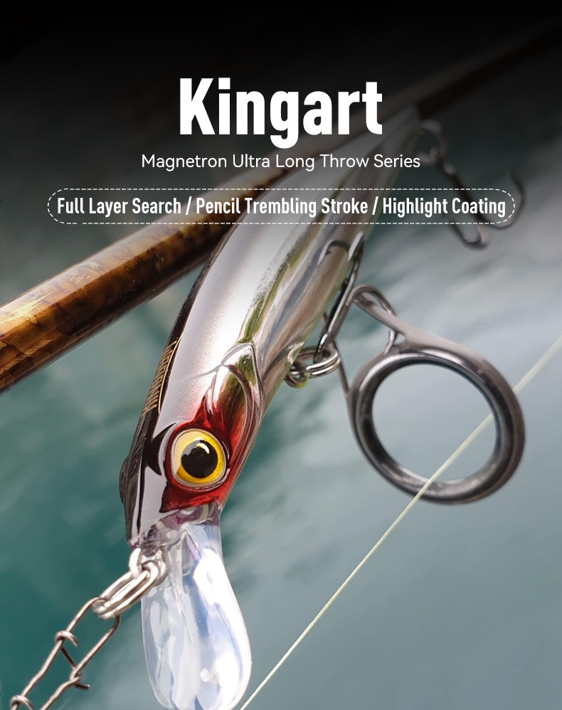 Mô tả Kingdom Hot Jerkbaits Mồi Câu Cá 60mm 6g 80mm 9g 95mm 14g 105mm 18.6g Chìm Minnow Dụ Mồi Cứng Mồi Câu Cá Mồi Wobblers - 1
