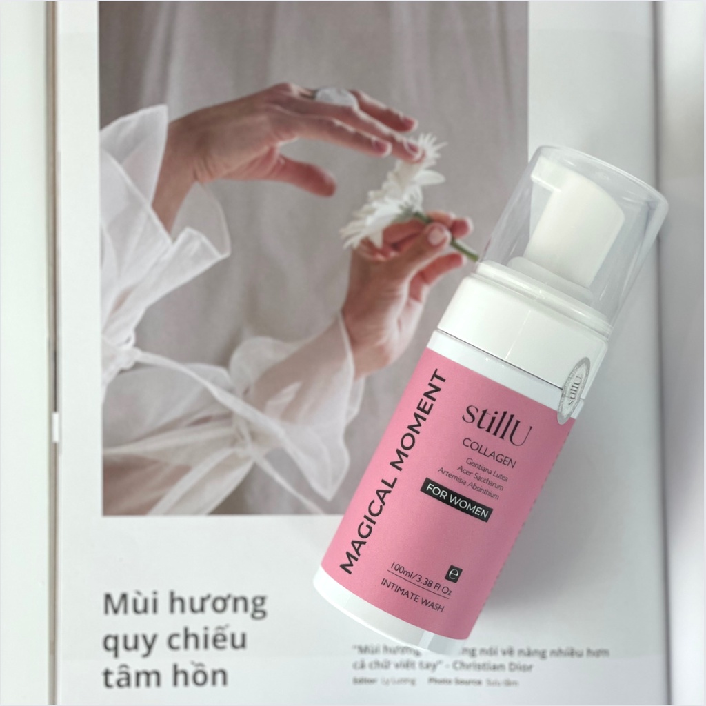 Mô tả Dung Dịch Vệ Sinh Tạo Bọt Nam Nữ stillU 100ml Hương Nước Hoa Khử Mùi Cân Bằng Độ pH Ngừa Viêm Ngứa - 1