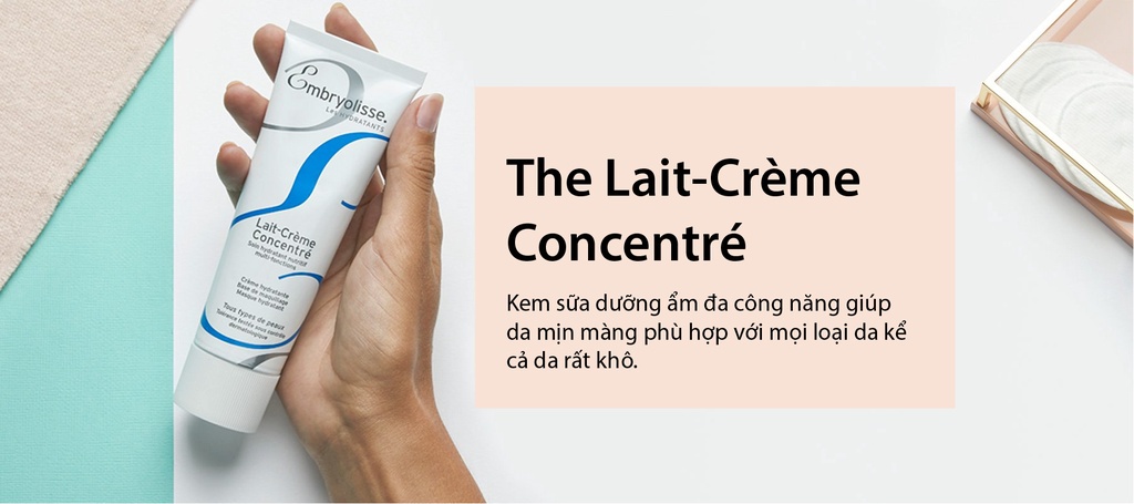 Mô tả Kem Dưỡng Ẩm, Sáng Bóng, Siêu Phục Hồi Da Embryolisse Lait Creme Concentre Pháp (2ml/30ml/75ml) - 2