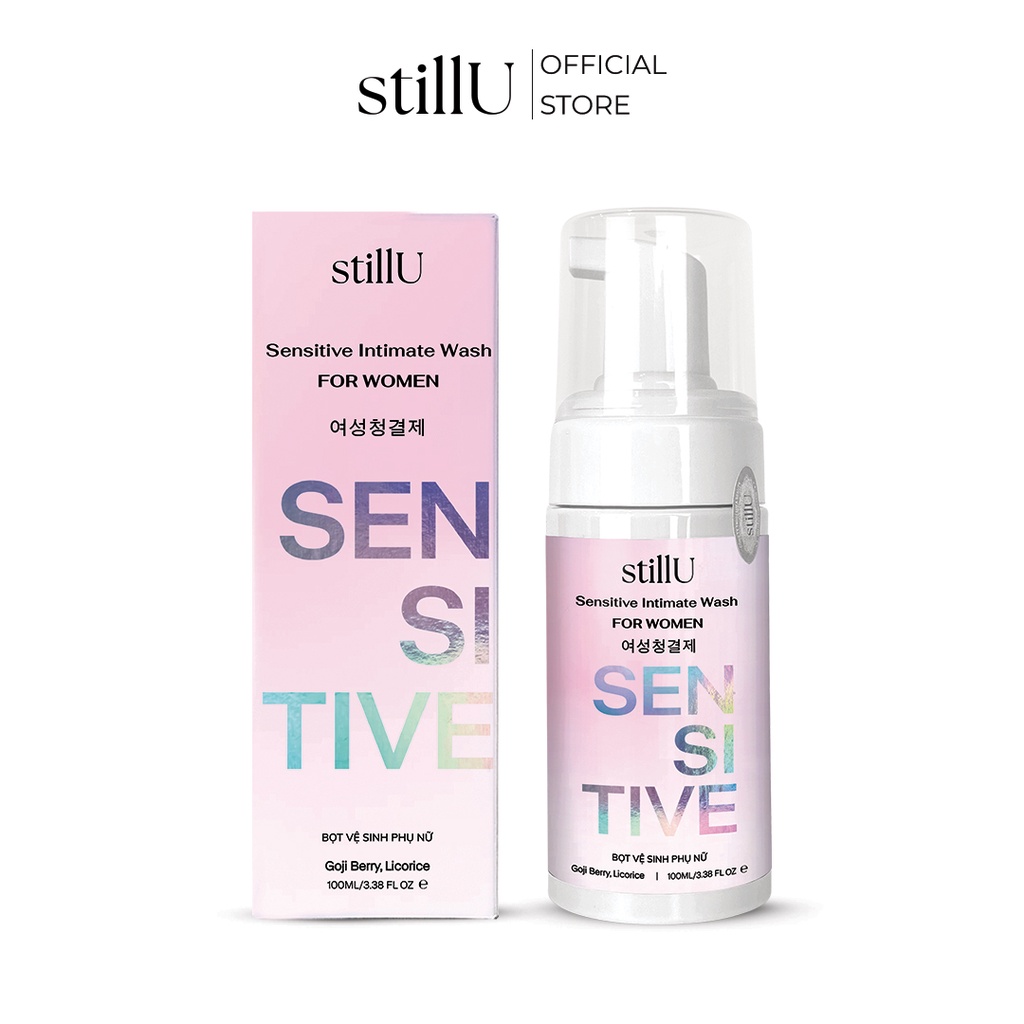 Mô tả Dung Dịch Vệ Sinh Phụ Nữ Tạo Bọt stillU Sensitive Women 100ml Dịu Nhẹ Dưỡng Ẩm Ngừa Viêm Ngứa - 2