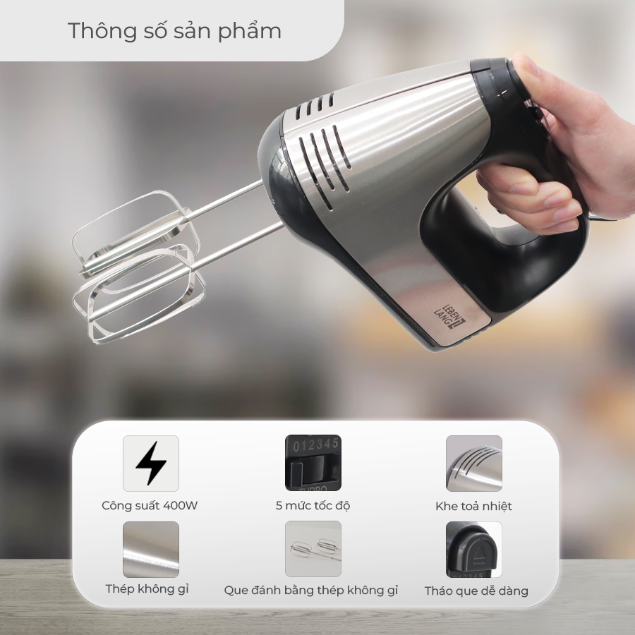 Phụ kiện máy đánh trứng Lebenlang LBL8908
