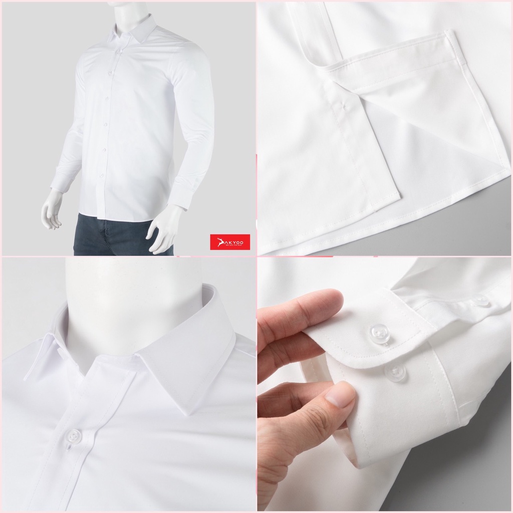 Chi tiết chất liệu áo sơ mi AKYOO