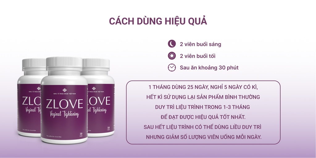 Mô tả ZLV-Combo 4 Zlove Viên uống tăng cường sinh lý, làm hồng  se khít GrowGreenAz- Cân bằng nội tiết tố nữ( Hộp 50 viên) - 5