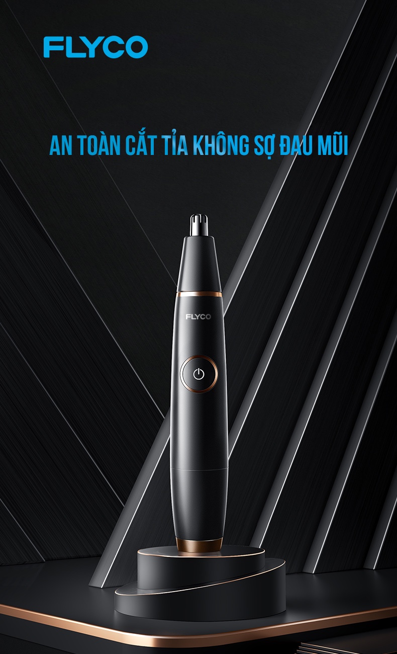Mô tả Máy Làm Sạch Lông Mũi Flyco FS5600VN Thân Máy Kháng Nước Sạc Nhanh 1 Giờ - Hàng Chính Hãng - 1
