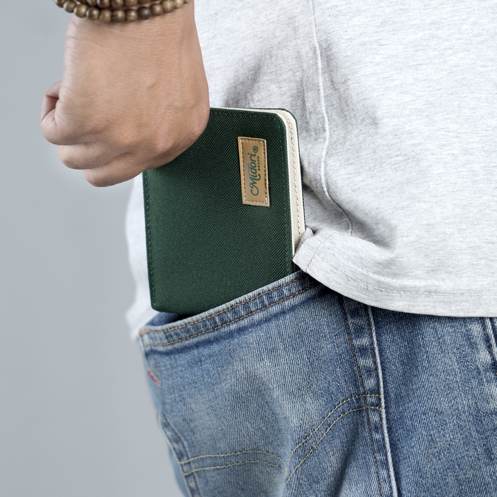 Mô tả Ví Vải Đứng MISTER WALLET Canvas Nam Nữ Siêu Bền Đẹp Trượt Nước Unisex | Local Brand M STUDIO - 5